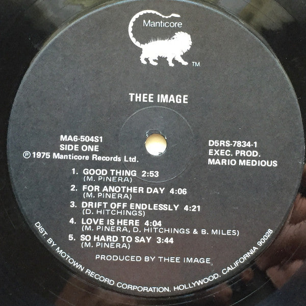 Thee Image : Thee Image (LP, Album)