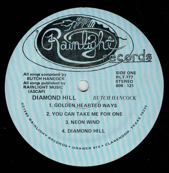 Butch Hancock : Diamond Hill (LP, Album)