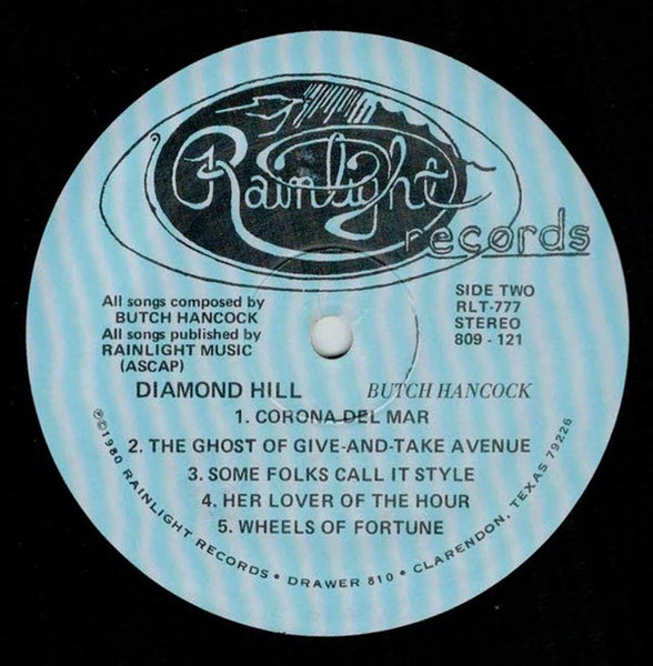 Butch Hancock : Diamond Hill (LP, Album)