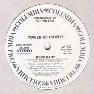 Tower Of Power : Rock Baby (12", Promo)