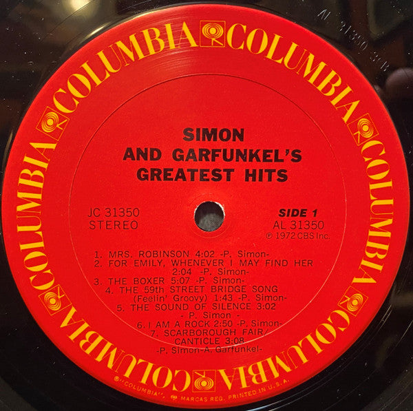 Simon & Garfunkel : Simon And Garfunkel's Greatest Hits (LP, Comp, RE, San)