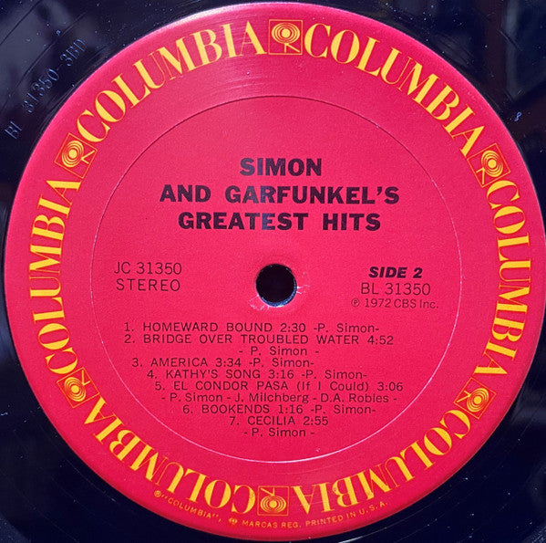 Simon & Garfunkel : Simon And Garfunkel's Greatest Hits (LP, Comp, RE, San)