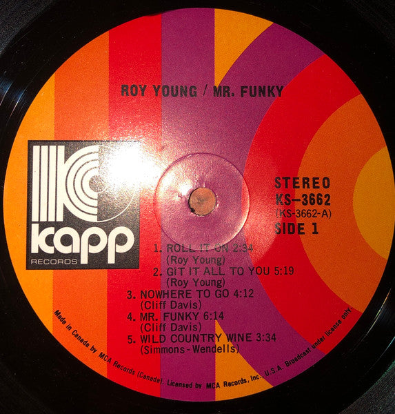 Roy Young : Mr. Funky (LP, Album)