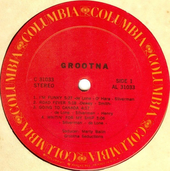 Grootna : Grootna (LP, Album, Ter)