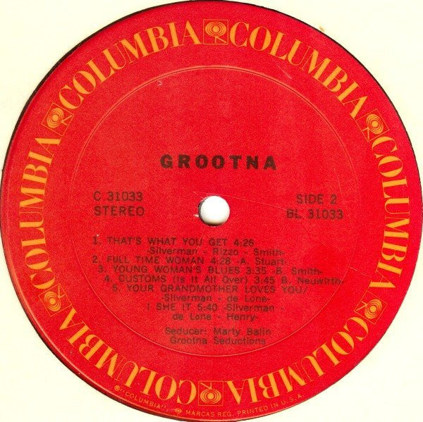 Grootna : Grootna (LP, Album, Ter)