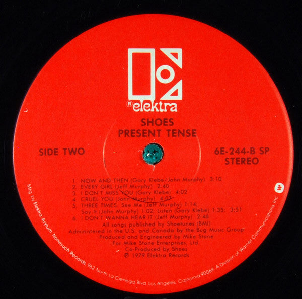 Shoes : Present Tense (LP, Album, Spe)