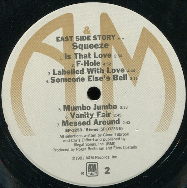 Squeeze (2) : East Side Story (LP, Album, R -)