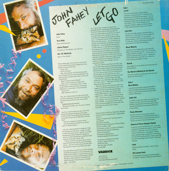 John Fahey : Let Go (LP, Album)