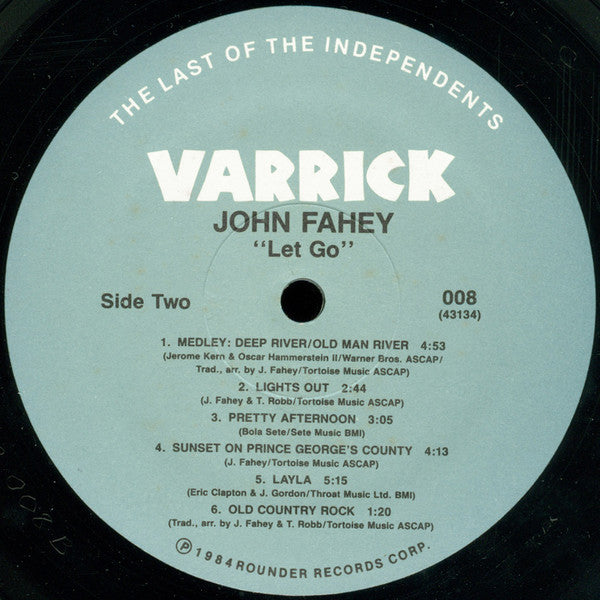 John Fahey : Let Go (LP, Album)