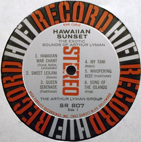 Arthur Lyman : Hawaiian Sunset (LP, Album)