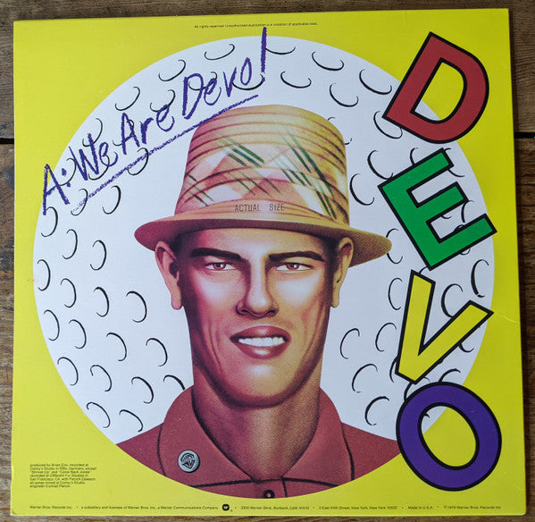 Devo : Q: Are We Not Men? A: We Are Devo! (LP, Album, Jac)