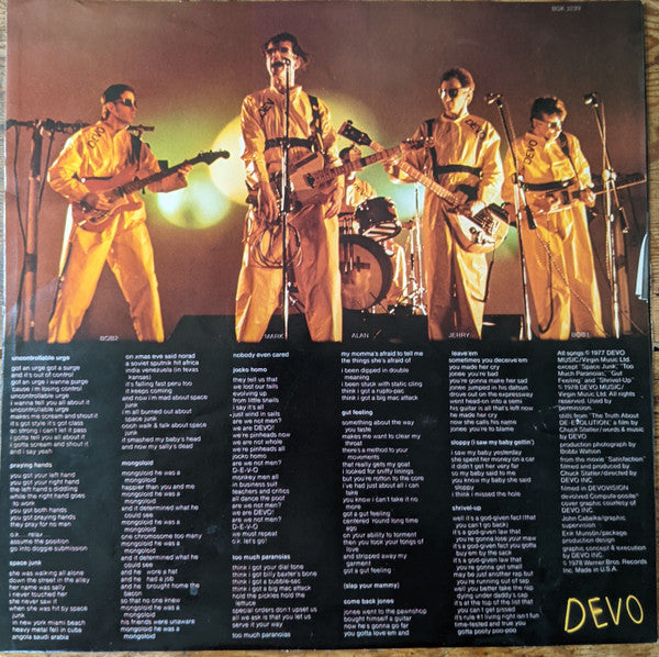 Devo : Q: Are We Not Men? A: We Are Devo! (LP, Album, Jac)