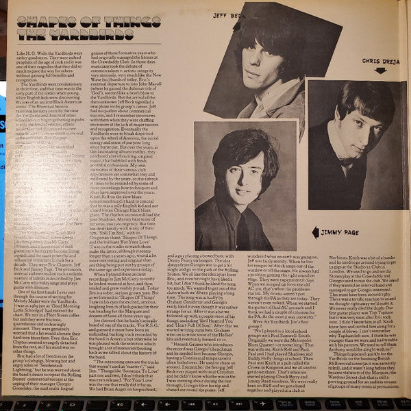 The Yardbirds : Shapes Of Things (2xLP, Comp, Gat)