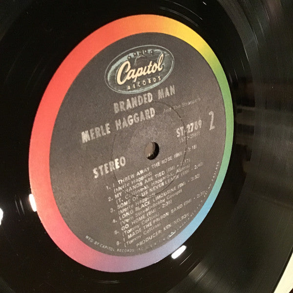 Merle Haggard And The Strangers (5) : Branded Man (LP, Album)