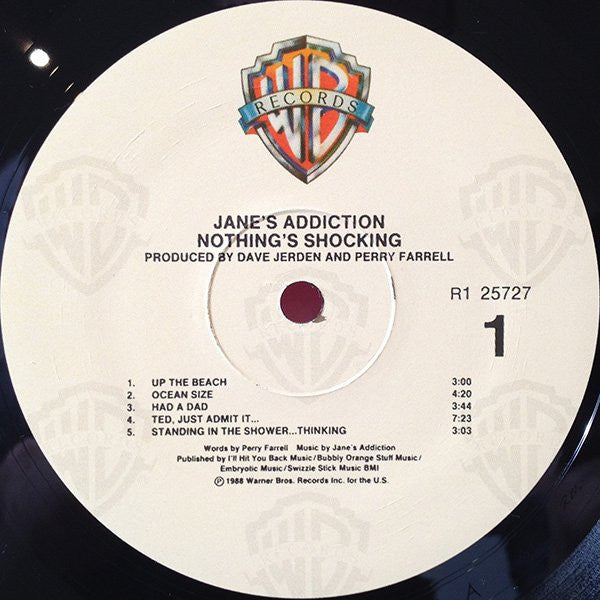 Jane's Addiction : Nothing's Shocking (LP, Album, RSD, RE, 180)