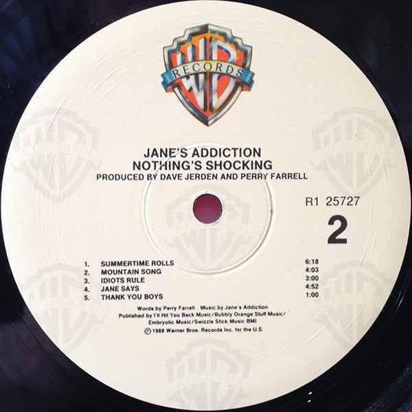 Jane's Addiction : Nothing's Shocking (LP, Album, RSD, RE, 180)