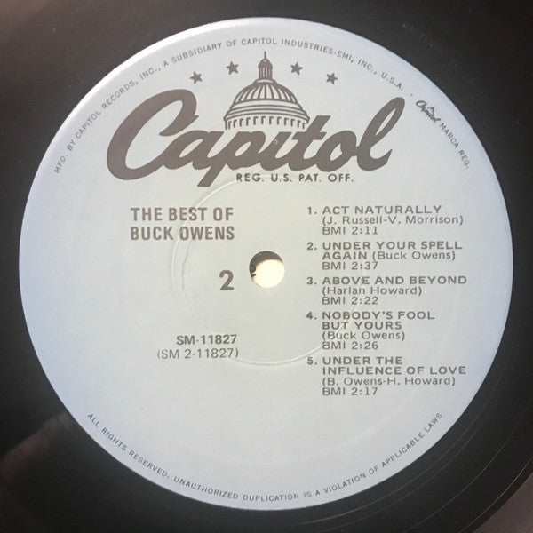Buck Owens : The Best Of Buck Owens (LP, Comp, RE, Jac)