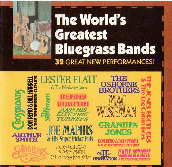 Various : The World's Greatest Bluegrass Bands (CD, Comp, RE)