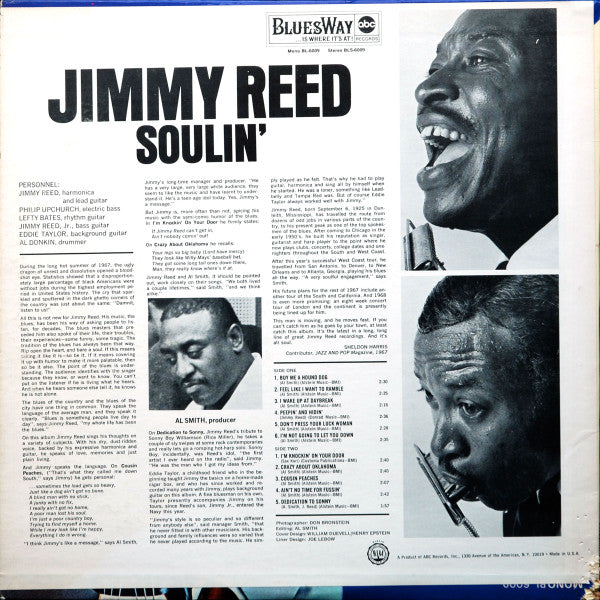 Jimmy Reed : Soulin' (LP, Album)