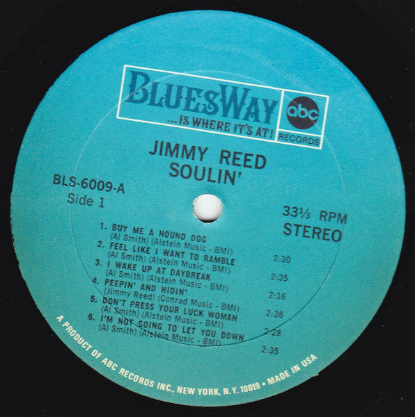 Jimmy Reed : Soulin' (LP, Album)