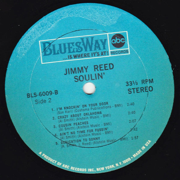 Jimmy Reed : Soulin' (LP, Album)