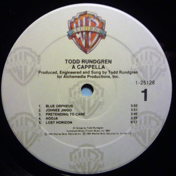 Todd Rundgren : A Cappella (LP, Album, Spe)