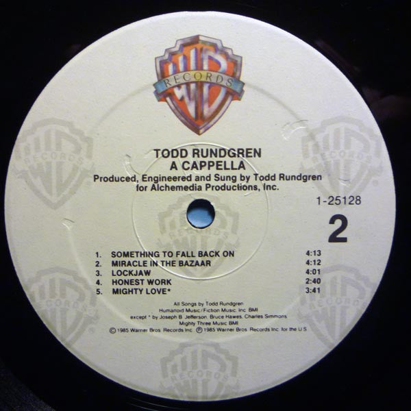 Todd Rundgren : A Cappella (LP, Album, Spe)