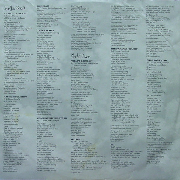 Cyndi Lauper : True Colors (LP, Album, Car)