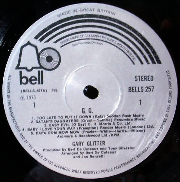 Gary Glitter : G. G. (LP, Album)