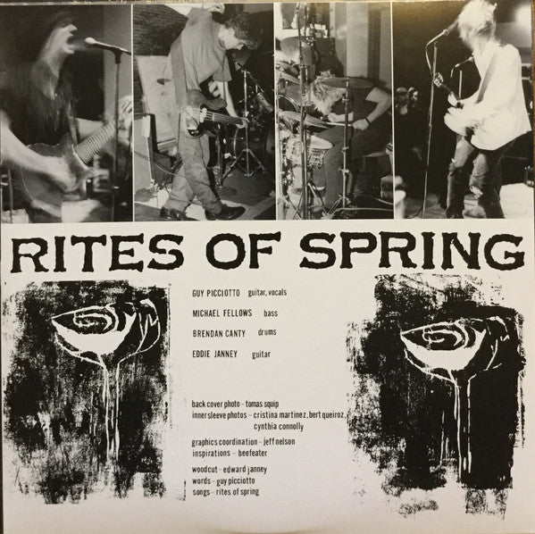 Rites Of Spring : Rites Of Spring (LP, Album, RE, RM, $8 )