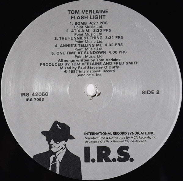 Tom Verlaine : Flash Light (LP, Album, Glo)