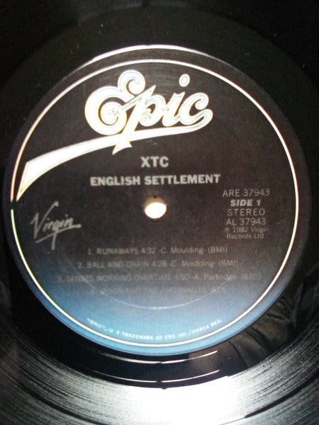 XTC : English Settlement (LP, Album, Car)