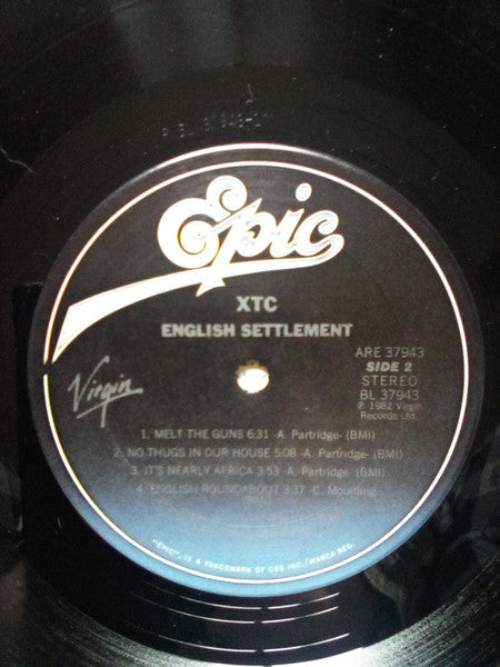 XTC : English Settlement (LP, Album, Car)