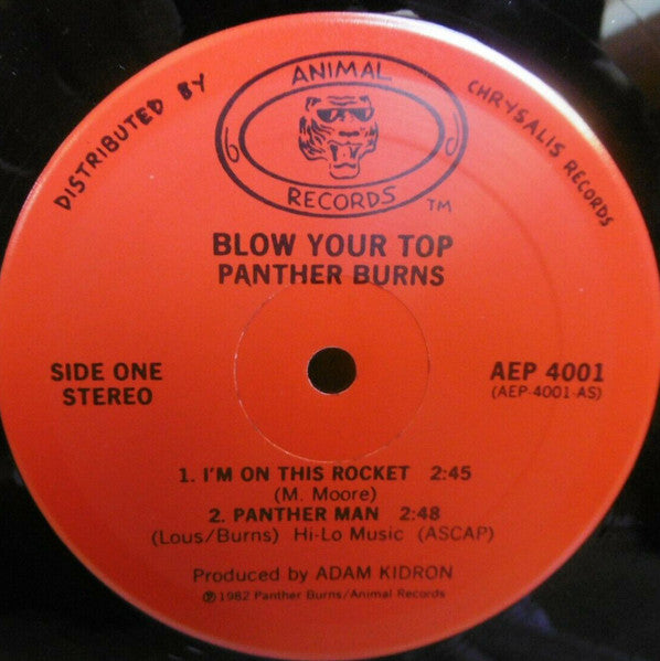 Tav Falco's Panther Burns : Blow Your Top (12", EP)