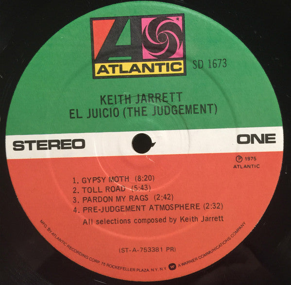 Keith Jarrett : El Juicio (The Judgement) (LP, Album, PR)