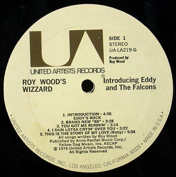 Wizzard (2) : Introducing Eddy And The Falcons (LP, Album, gat)