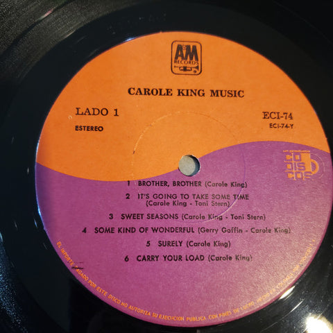 Carole King : Music (LP, Album)