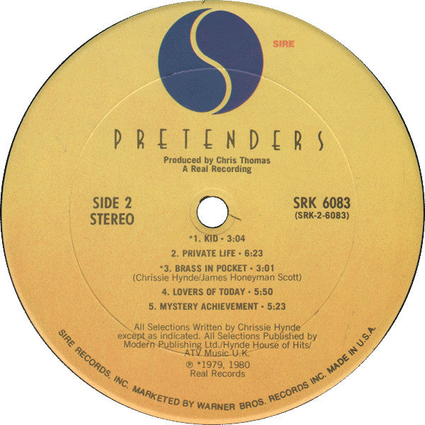 Pretenders* : Pretenders (LP, Album, Club)