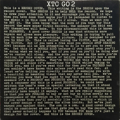 XTC : Go 2 (LP, Album, RE)