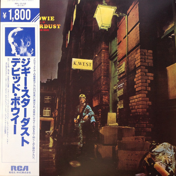 David Bowie = David Bowie : The Rise And Fall Of Ziggy Stardust And The Spiders From Mars = ジギー・スターダスト (LP, Album, RE)