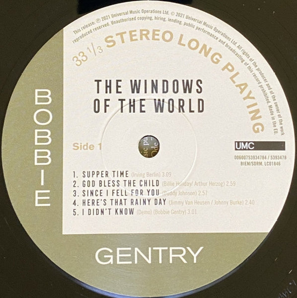 Bobbie Gentry : The Windows Of The World (LP, Album, RSD, 180)