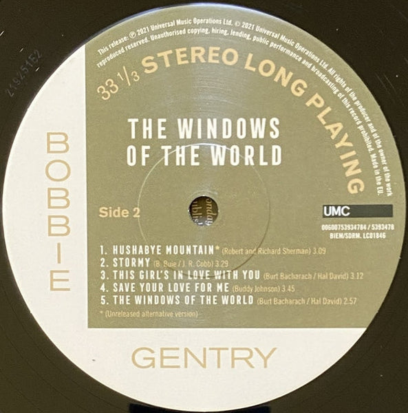 Bobbie Gentry : The Windows Of The World (LP, Album, RSD, 180)