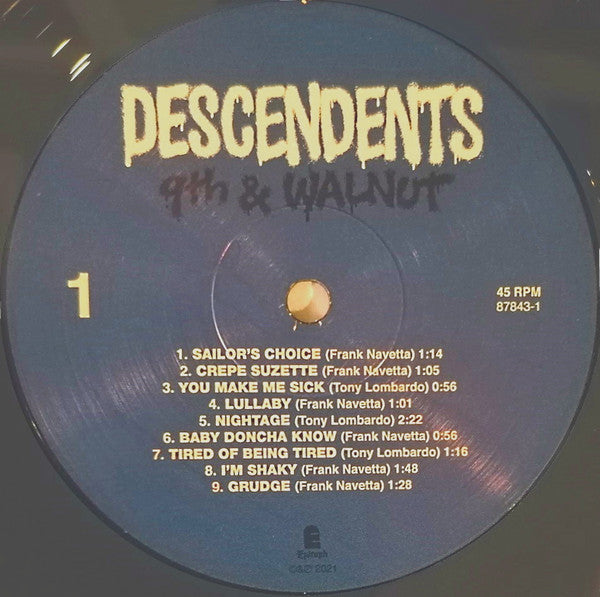 Descendents : 9th & Walnut (LP, Album)