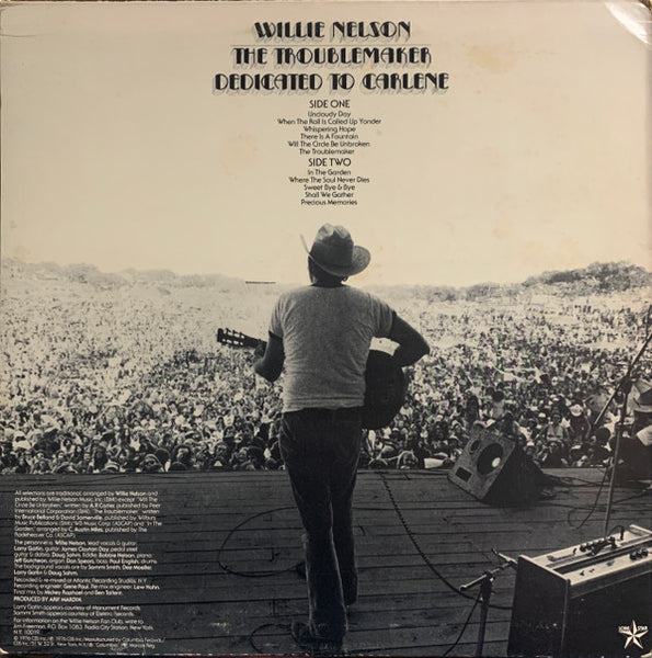 Willie Nelson : The Troublemaker (LP, Album, Pit)