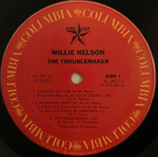 Willie Nelson : The Troublemaker (LP, Album, Pit)