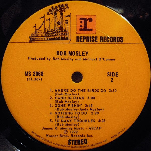 Bob Mosley : Bob Mosley (LP, Album, San)