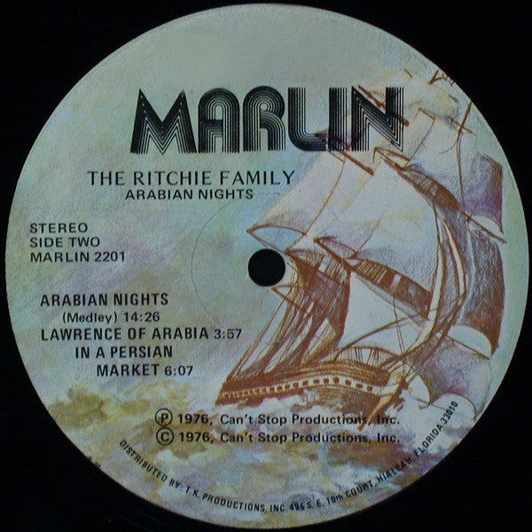 The Ritchie Family : Arabian Nights (LP, Album, P/Mixed)