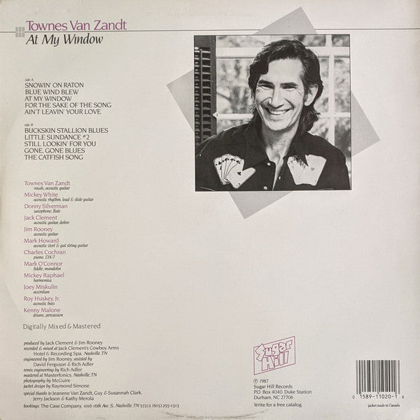 Townes Van Zandt : At My Window (LP, Album)