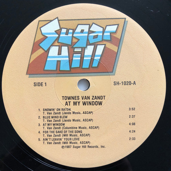 Townes Van Zandt : At My Window (LP, Album)