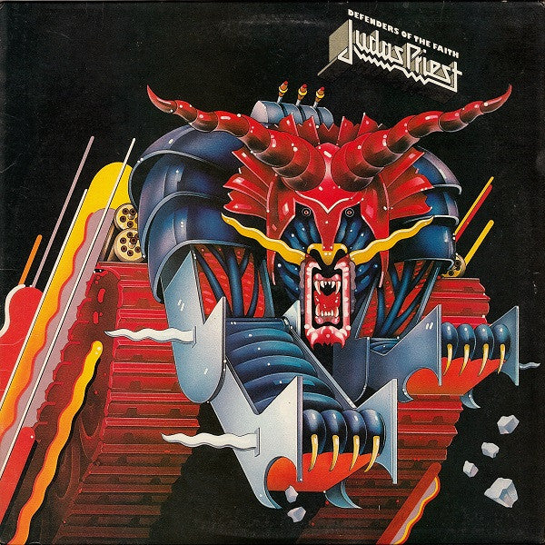 Judas Priest : Defenders Of The Faith (LP, Album, Pit)
